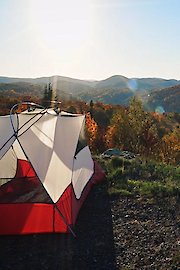 Camping on the mountain