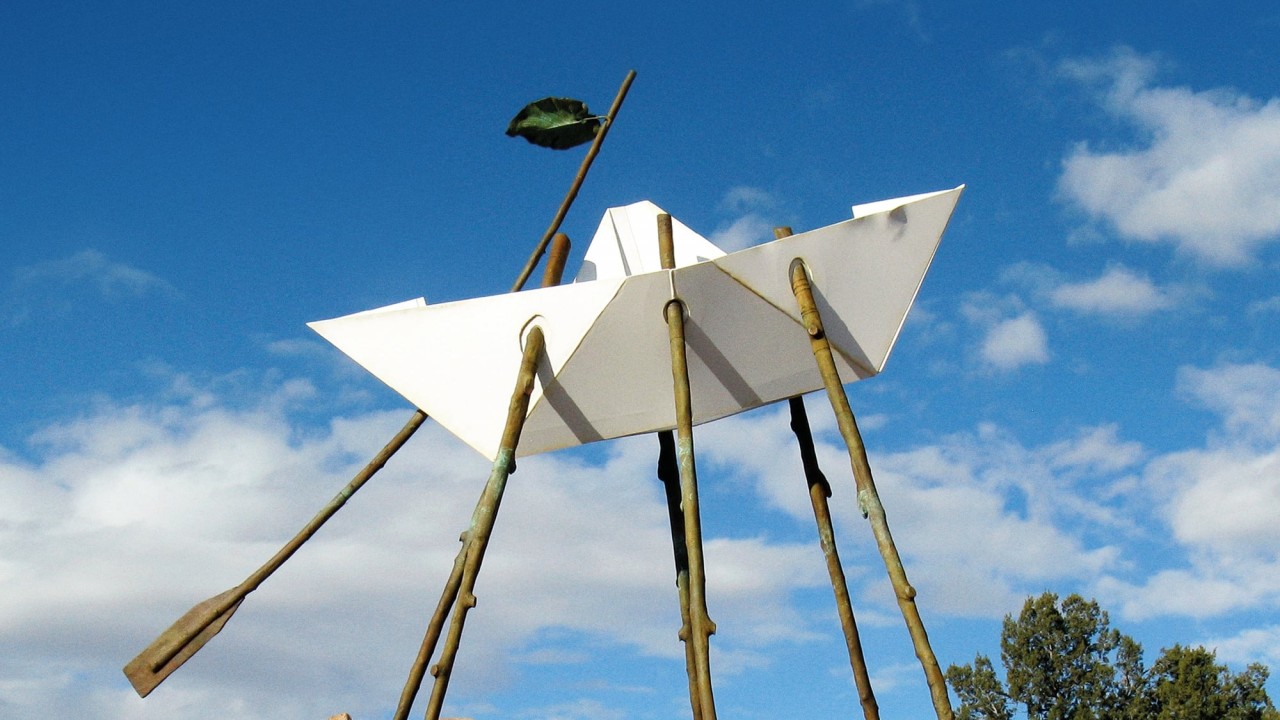 Origami in the Garden