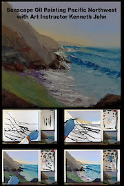 Seascape Oil Painting 301 Pacific Northwest