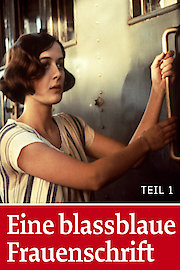 Eine blassblaue Frauenschrift