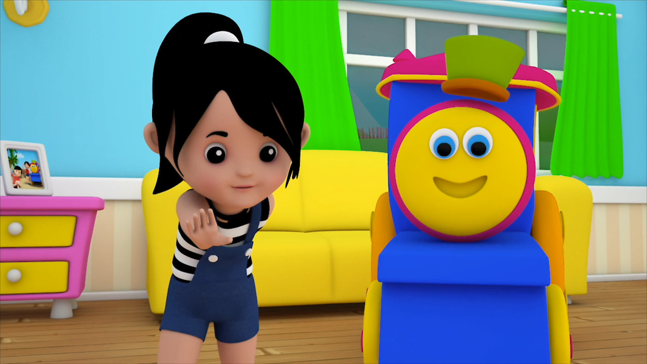 Wheels on the bus Nursery Rhyme and Kids Songs - Bob The Train