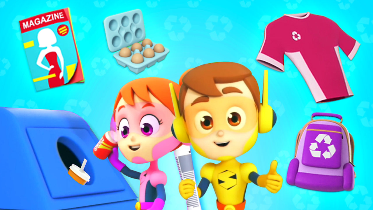 Recycle Song Nursery Rhymes for Babies & Kids - Super Supremes