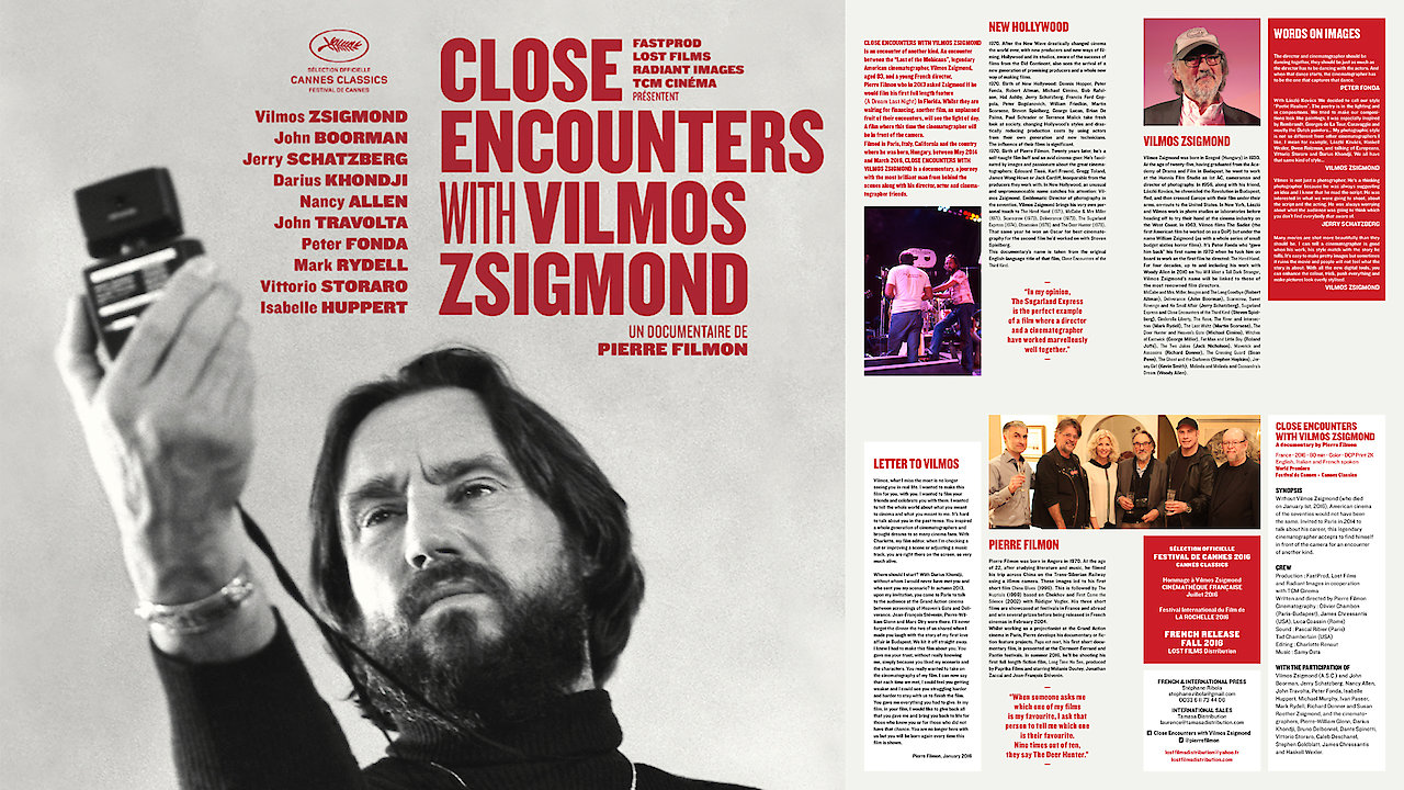 Close Encounters with Vilmos Zsigmond