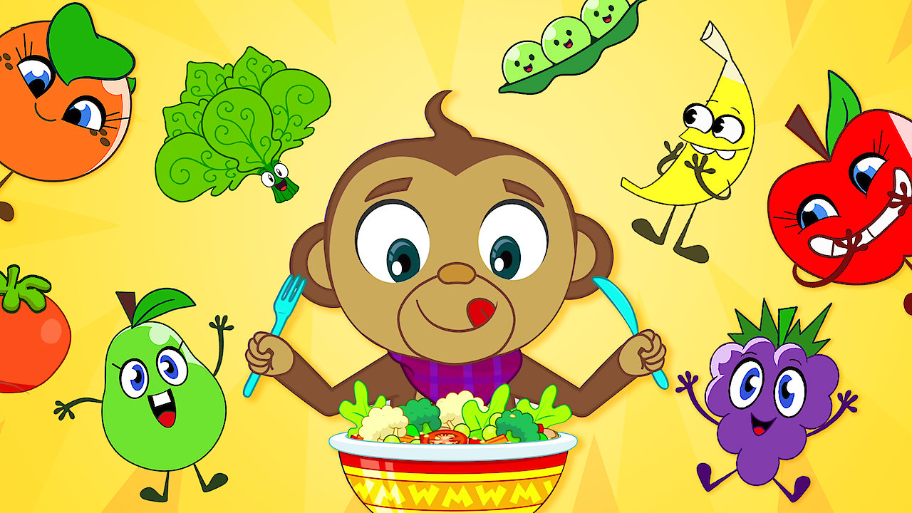 5 Cute Fruits and More Kids Songs by HooplaKidz