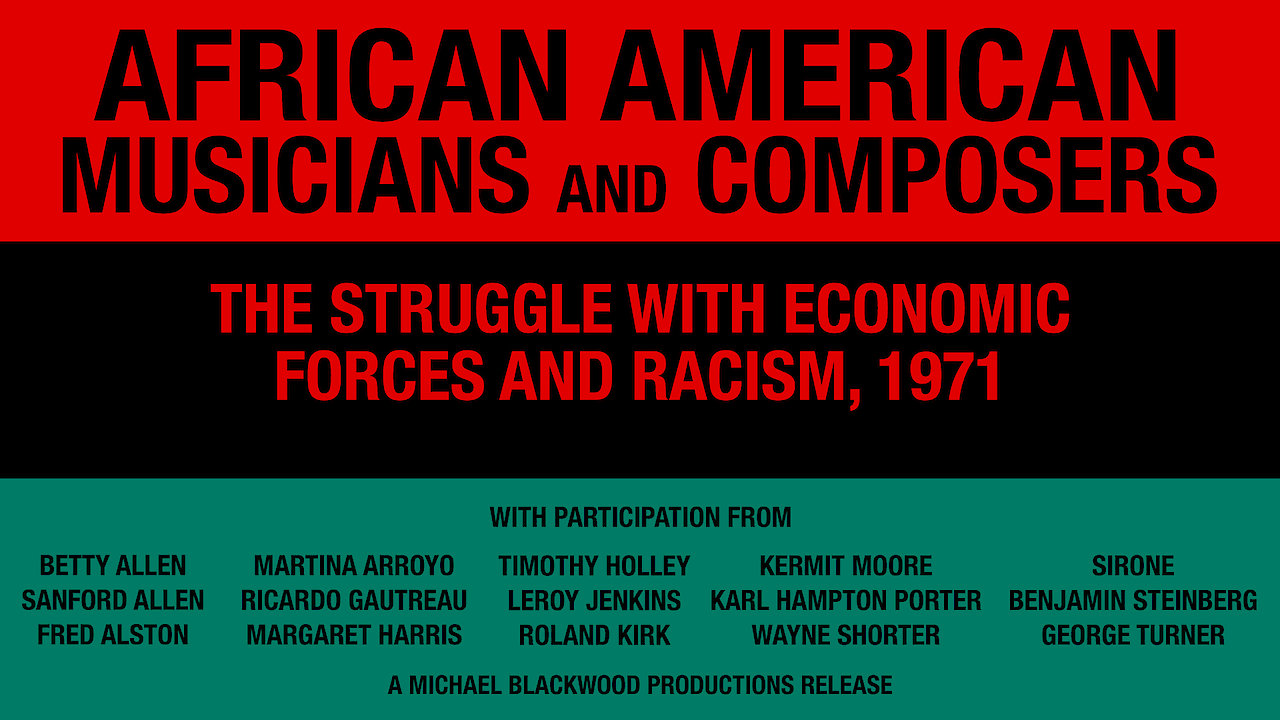 African American Musicians and Composers
