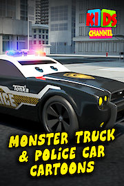 Monster Trucks & Police Car Cartoons - Kids Channel