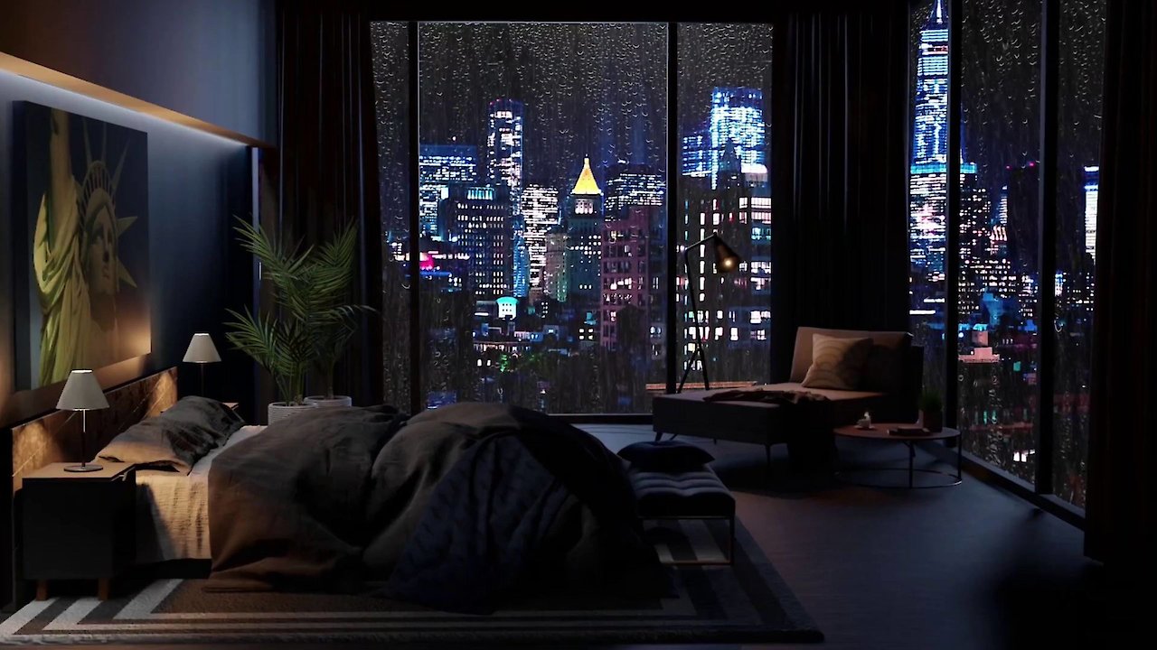 Zen Sleep: Hard Rain on Window