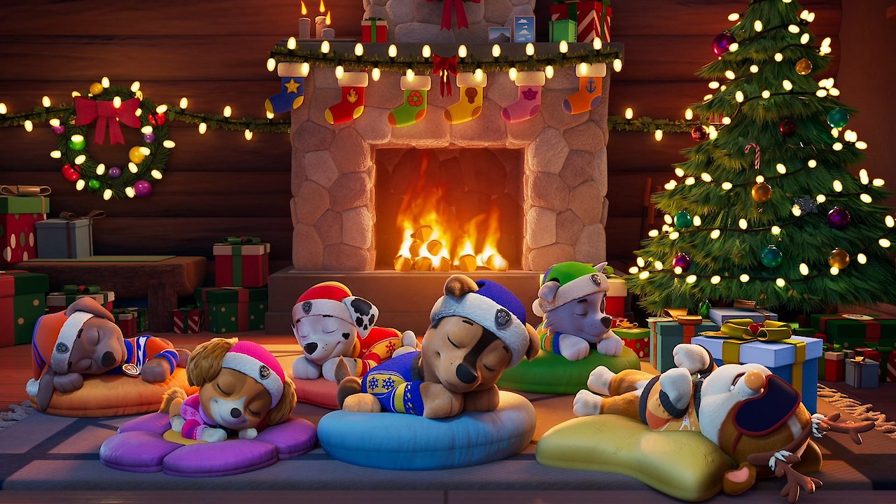 Paw Patrol Holiday Fireplace