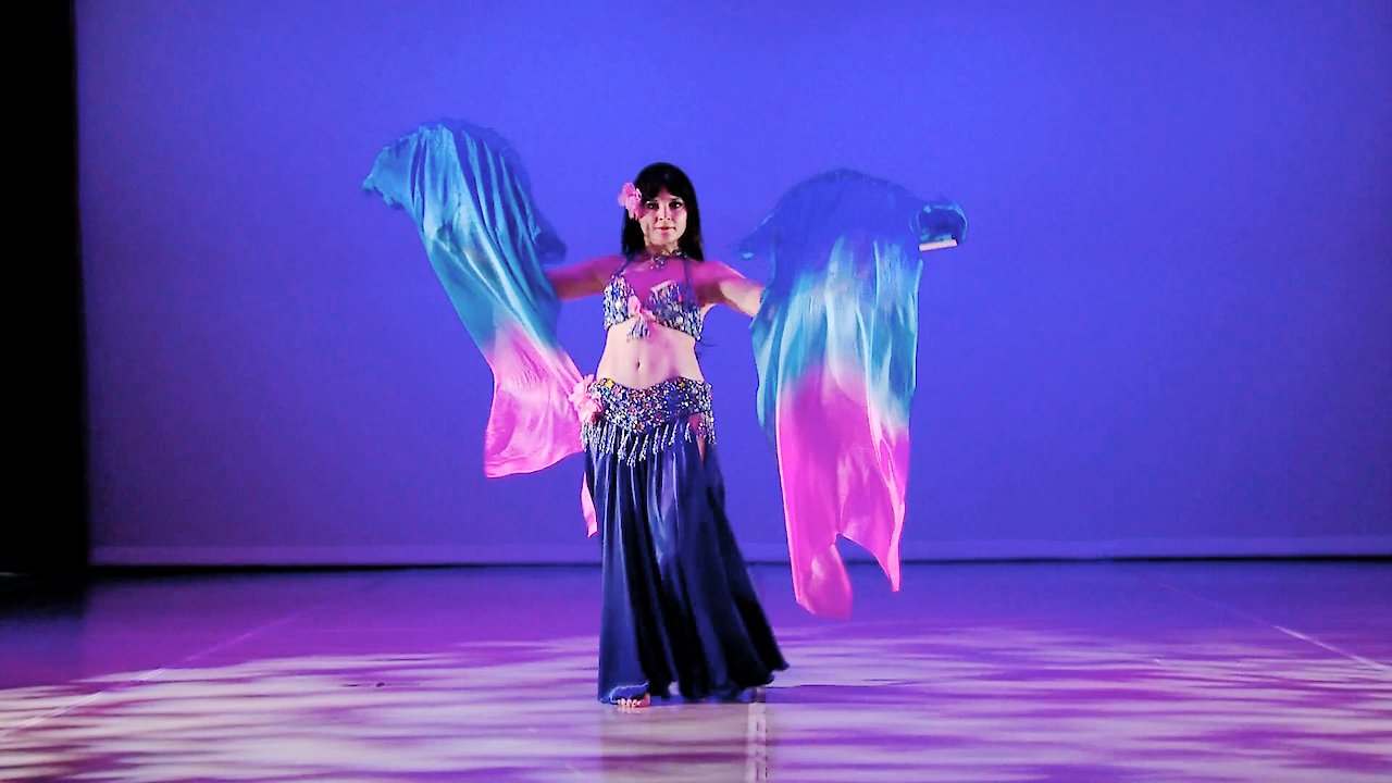 Silk Flame - Belly Dance Fan Veils with Tanna Valentine
