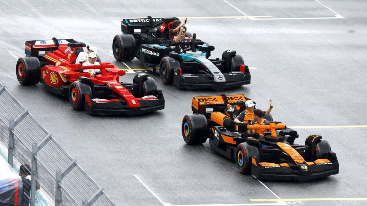 Bricks on Track: Building the LEGO F1 Drivers' Parade