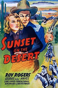 Sunset on the Desert