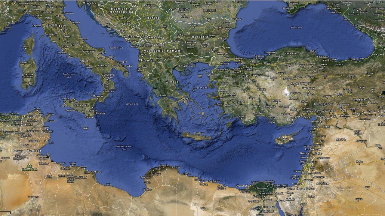 World Atlas: Greece and Adriatic Region