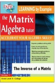 Matrix Algebra Tutor: The Inverse Of a Matrix