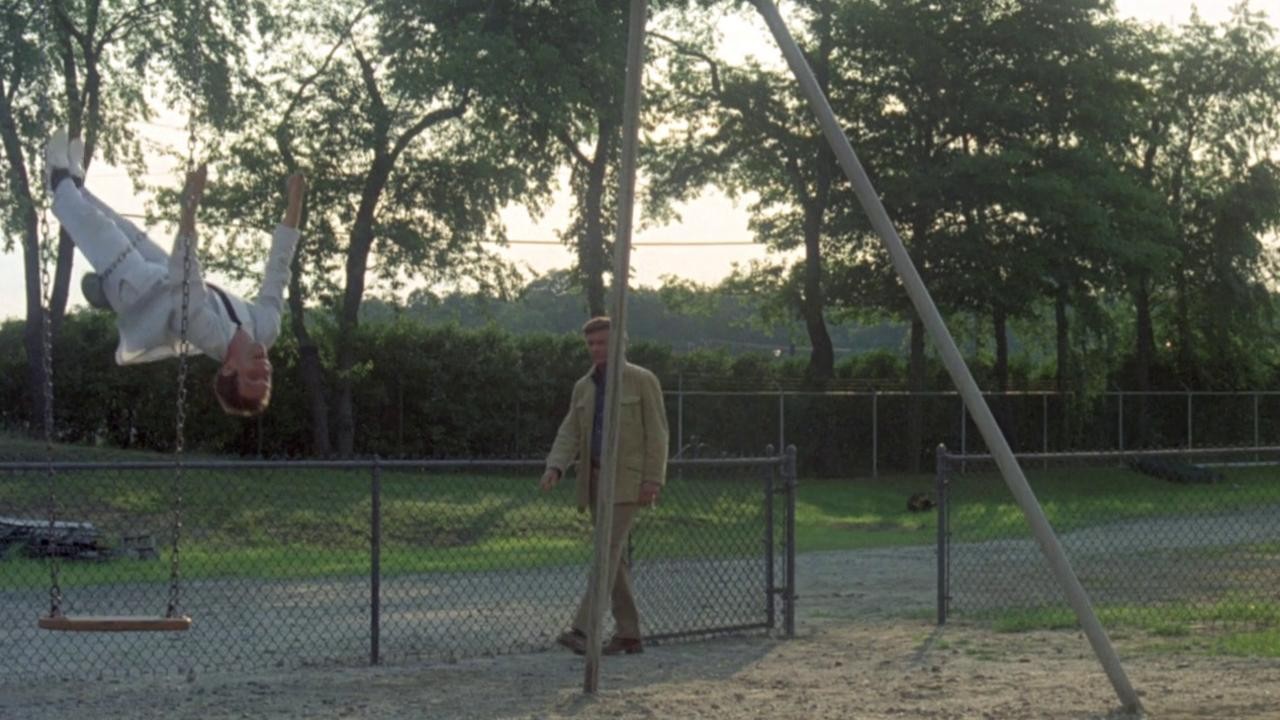 Man on a Swing
