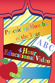 Practicing Months of the Year 4 Hour Educational Video