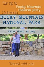 Car trip to Rocky Mountain National park, Colorado