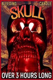 Skull Bleeding Candle - Halloween Scary Horror with Eerie Sounds