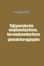 I Ching EP02 Taiji generates two complementary forces,two complementary forces generate four aggregates