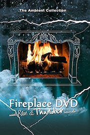 Fireplace With Rain and Thunder Sounds