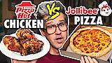 Combining Fast Food Chicken And Pizza (Taste Test)