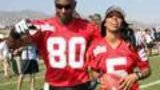NFL Legends Tackle Brooke Burke