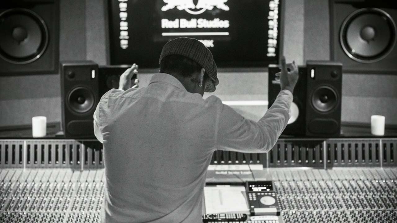 In the Red Bull Studio