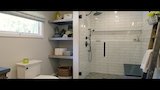A Garage Becomes a Bathroom