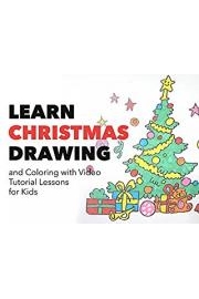 Learn Christmas Drawing and Coloring with Video Tutorial Lessons - for Kids