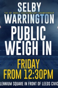 SBI: Selby vs Warrington