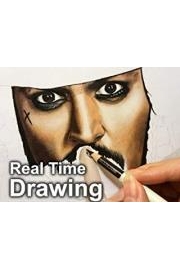 Real Time Drawing of Captain Jack Sparrow