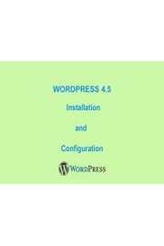 Installation and Configuration of Wordpress 4.5 Website