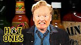 Conan O'Brien Needs a Doctor While Eating Spicy Wings