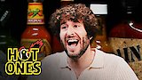 Lil Dicky Spits Hot Fire While Eating Spicy Wings
