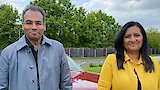 Krishnan Guru-Murthy and Geeta Guru-Murthy