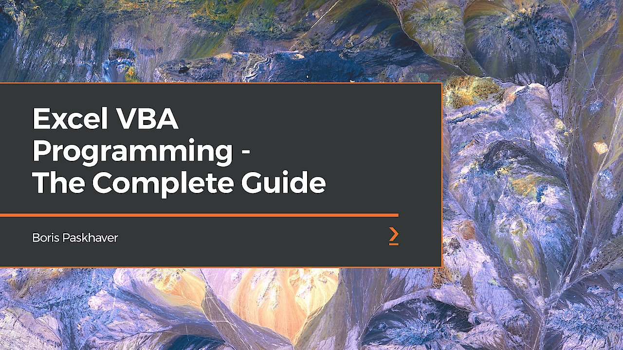 Excel VBA Programming - The Complete Guide
