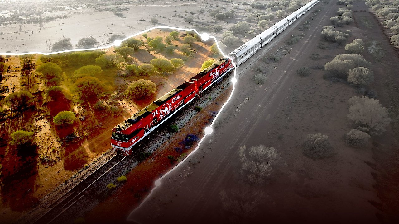 Epic Train Journeys from Above