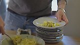 Truffle Eggs with Chips and Chives