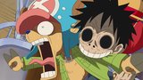 A Hungry Front! Luffy and the Navy Rookies!